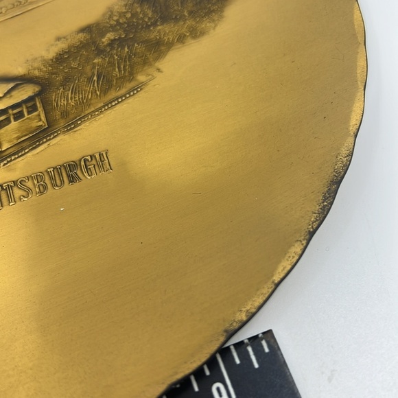 Bronze Pittsburgh Wendell August Forge Round Plate - Picture 4 of 7